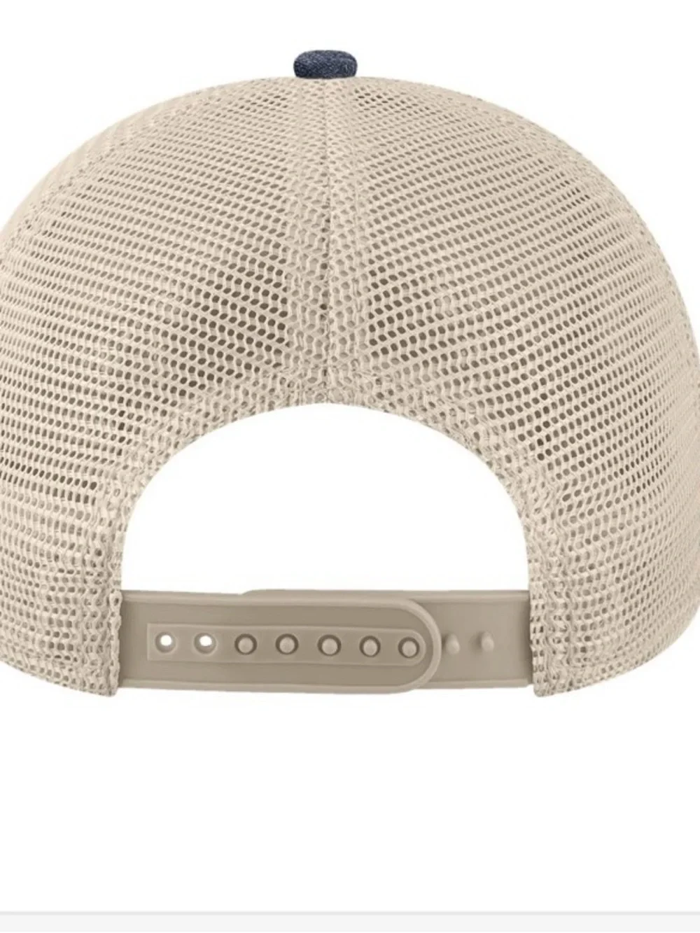 Legacy Two-Tone Denim & Rust Snapback Cap - Picture 6 of 6